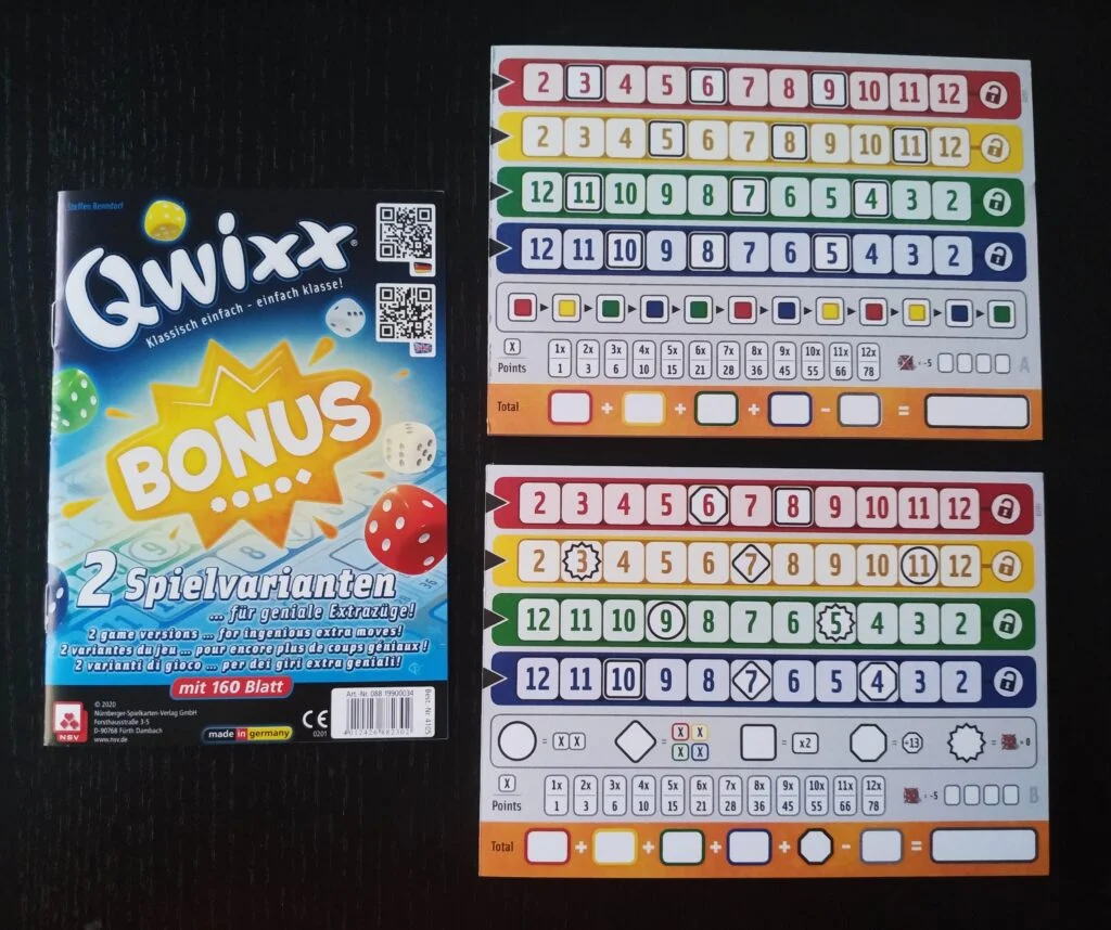 Qwixx - Bonus (Bloc de Score)